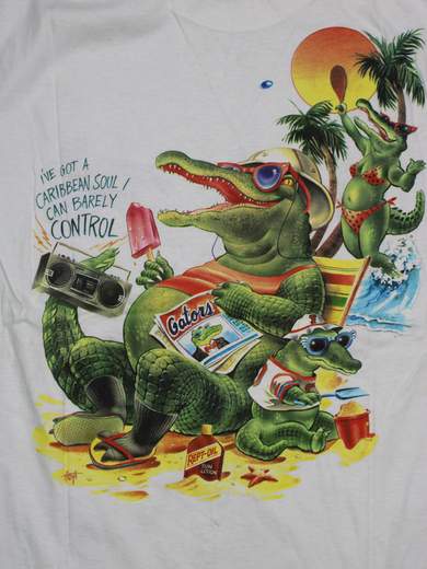 GIGOLÈ ARCHIVE Jimmy Buffets Caribbean Soul T-shirt 1989