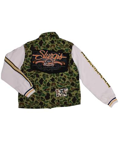 GIGOLÈ RELAB Rosepeace felpa custom con toppe