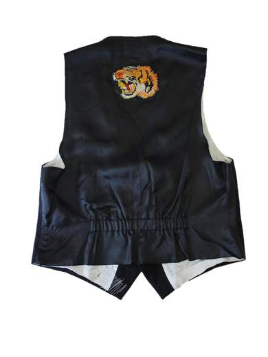 GIGOLÈ RELAB Tigerrr gilet custom con toppe