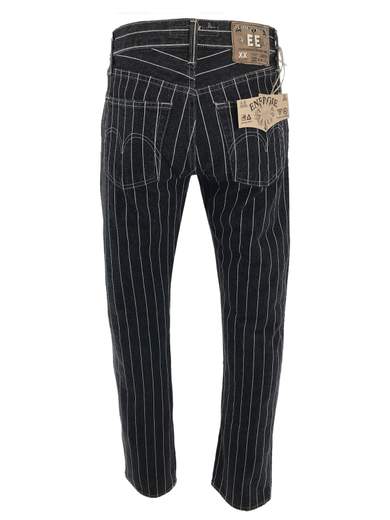 ENERGIE Branded Wide Jeans gessato