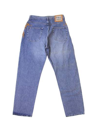 TURQUOISE INDIAN JEANS