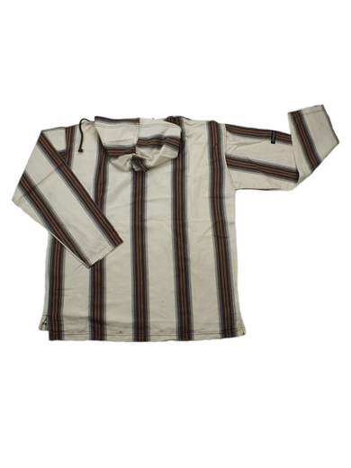 ENERGIE Jumbo camicia etnica con cappuccio