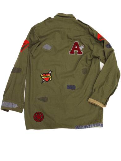 GIGOLÈ RELAB Jolly Wool Shirt Lavishly Decorated