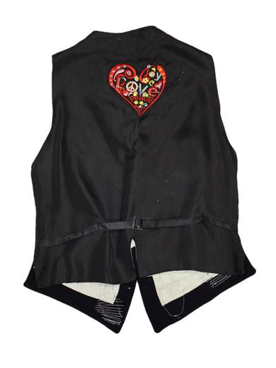 GIGOLÈ RELAB Peace gilet custom con toppe