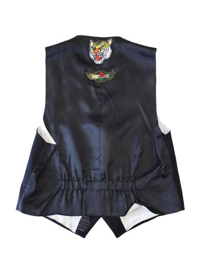 GIGOLÈ RELAB Rock’n’Roll gilet custom con toppe
