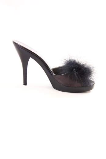 FORNARINA PIFMA1829WV Stiletto Heel Shoes with Feathers