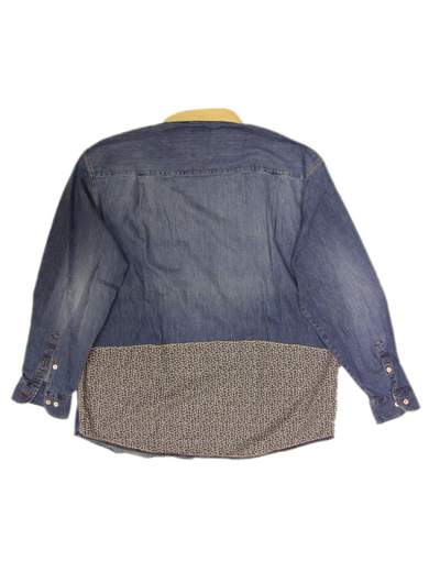 TURQUOISE DENIM SHIRT