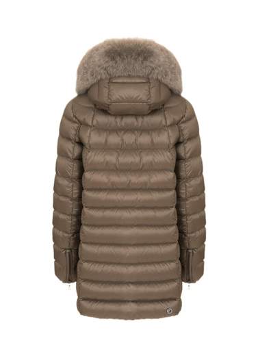 COLMAR 2233F Long Down Jacket with Fur