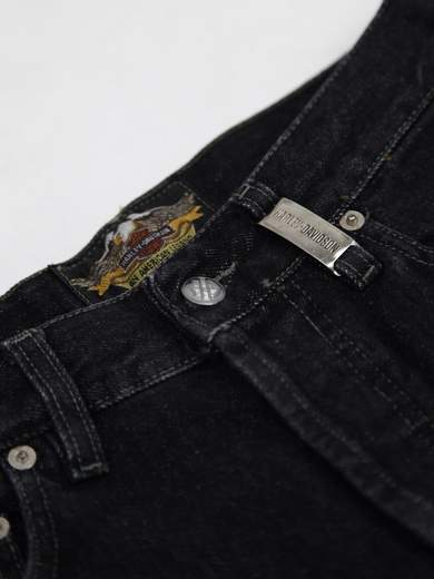 HARLEY DAVIDSON Vintage Black Jeans Boot Cut