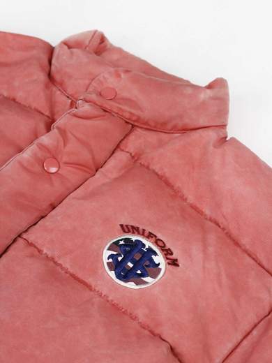 UNIFORM Vintage Pink Quilted Bomber