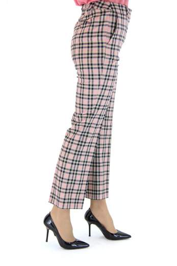 WEEKEND Cairo Pink Tartan Trousers