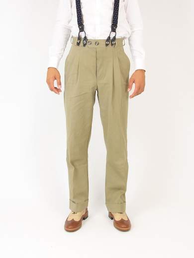 RINOMATA SARTORIA GIGOLE SWING PANT KAKI