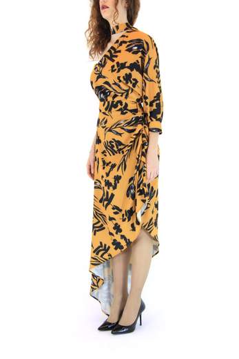 PRONTO MODA 6339 Vestito Lungo a fantasia
