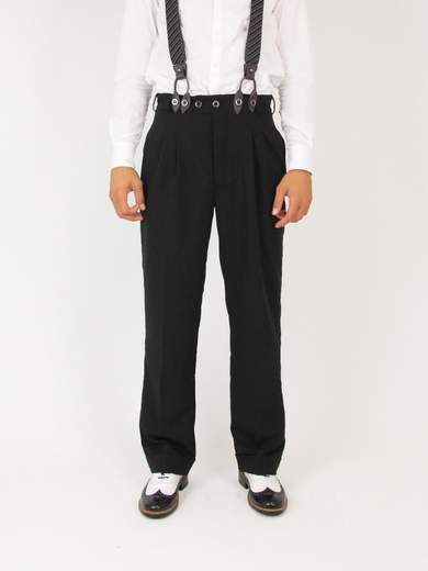 RINOMATA SARTORIA GIGOLE SWING PANT NERO