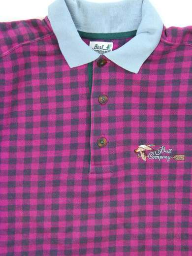 BEST COMPANY PURPLE POLO SWEATER