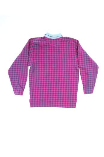 BEST COMPANY Checkered Polo Sweater
