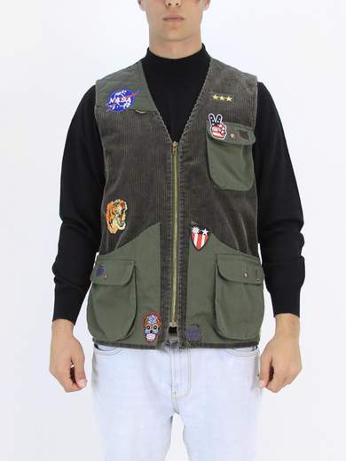 GIGOLÈ RELAB RELAB.GILET.VELLUT