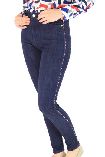 TOMMY HILFIGER 25123 Jeans ultra skinny fit con nastro iconico