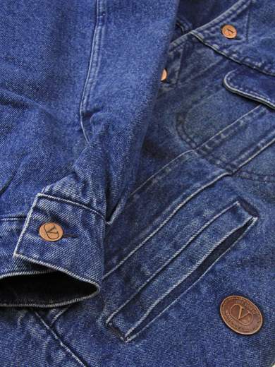 VALENTINO 00590 Sherpa Denim Jacket