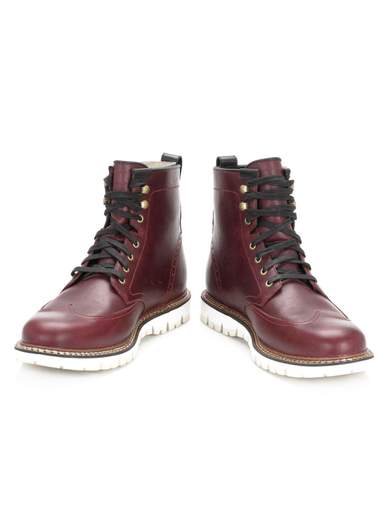 TIMBERLAND Timberland Luxury Mid Leather Boots 5443A Maroon