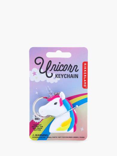 KIKKERLAND UNICORN LED KEYCHAIN