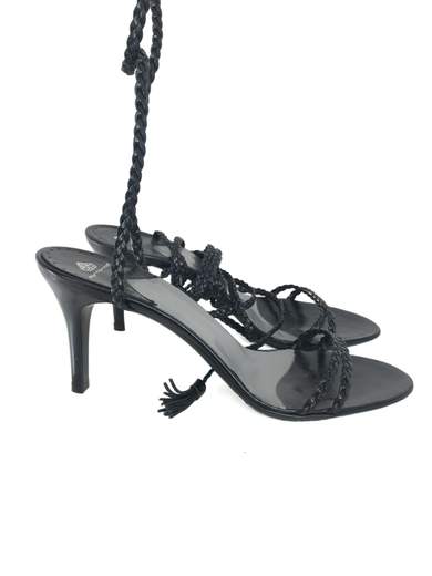 FORNARINA PEFFK3788WC sandali in pelle con lacci a treccia