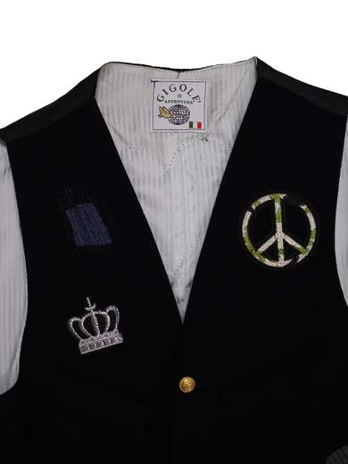 GIGOLÈ RELAB Peace Lavishly Decorated  Waistcoat