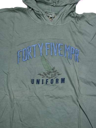 UNIFORM 45 Hood T-Shirt with Hood