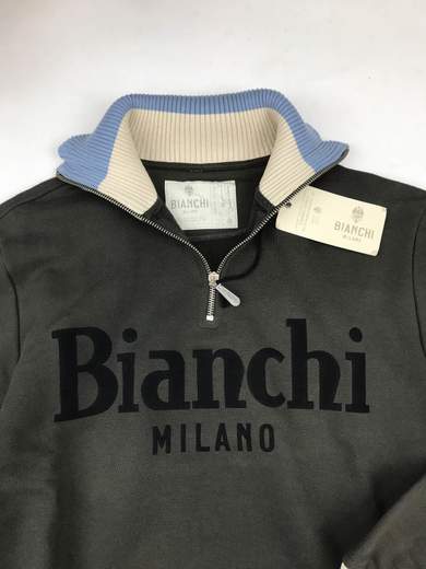 BIANCHI BA0018 Felpa collo a lupetto