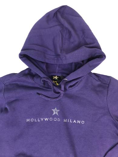 HOLLYWOOD HD7830 Felpa con cappuccio e strass