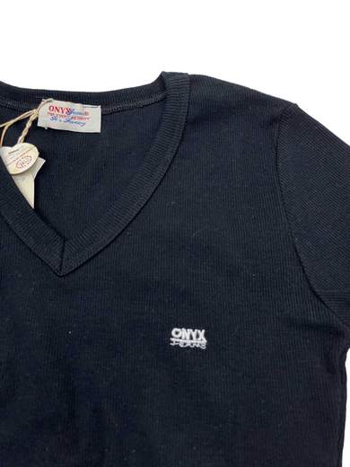 ONYX J4146 V-Neck Ridged T-Shirt Lycra