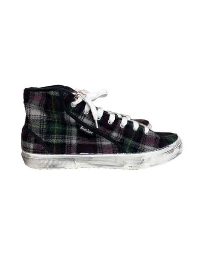 GIGOLÈ ARCHIVE Sneeky Sneakers 0121R5 Lana/Tela Tartan Sneakers