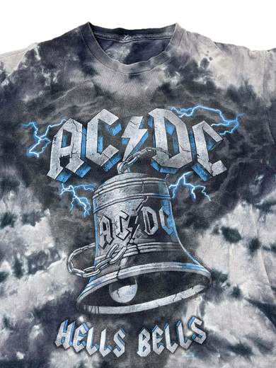 GIGOLÈ ARCHIVE AC DC Hells Bells Tie Dyed Tee (usata)
