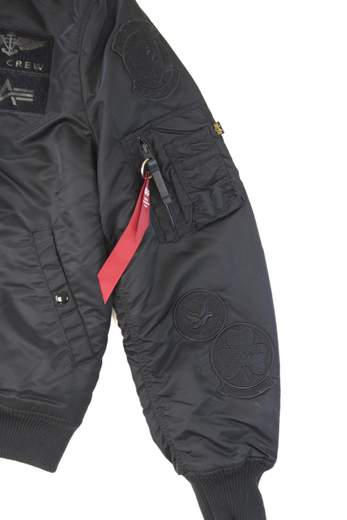 ALPHA INDUSTRIES MA-1 ALL BLACK 143121