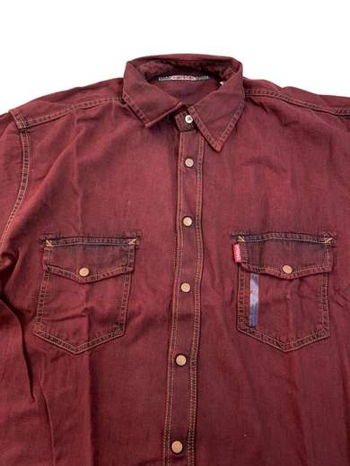 ENERGIE Base camicia denim sovrattinta