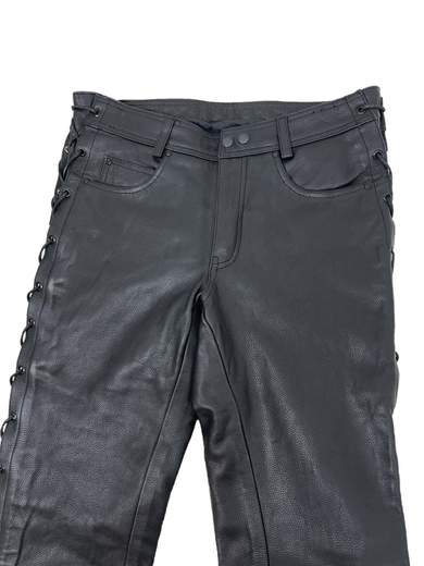 GIGOLEATHER Castor 502 pantaloni in pelle con lacci