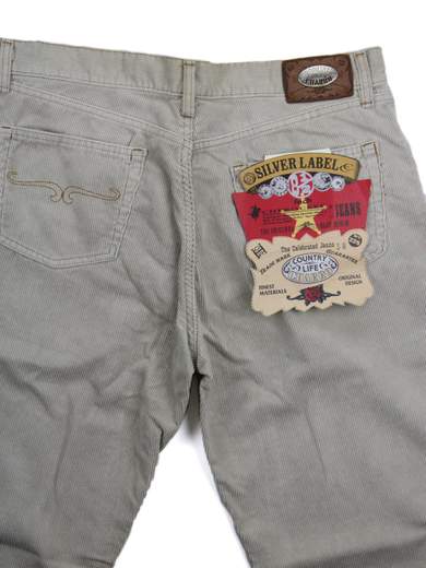 EL CHARRO Cherokee Silver Pantaloni a coste
