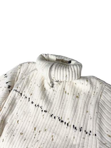 GIGOLÈ ARCHIVE Circus Red maglione collo alto a macchie