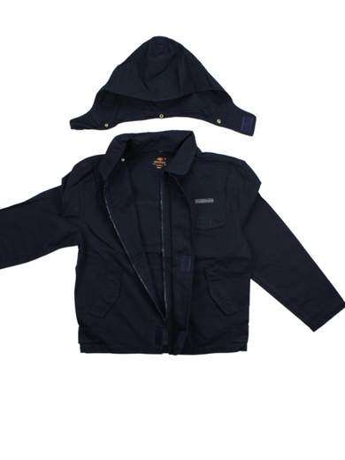 ENERGIE Blue Basic Cotton Jacket