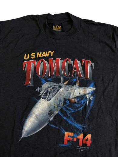 GIGOLÈ ARCHIVE U.S. Navy F14 Tomcat Vintage Tee 1987