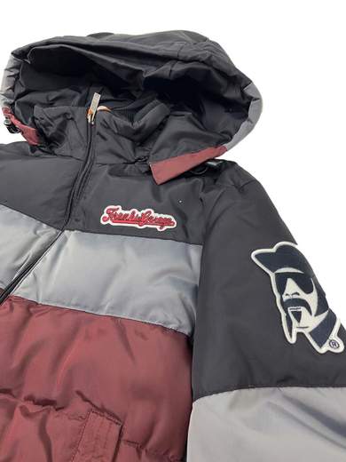 FRANKIE GARAGE FG-9302 Quilted Jacket with Detachable Hood