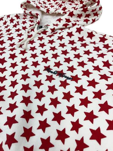 FRANKIE GARAGE Universe felpa a stelle con cappuccio
