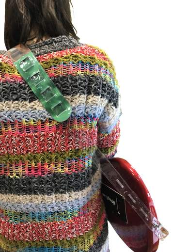 GIGOLÈ ARCHIVE Tracolla per chitarra in PVC Wizard of OZ