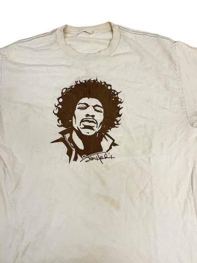 GIGOLÈ ARCHIVE Jimi Hendrix White T-Shirt (used)