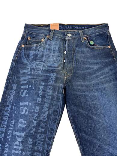 LEVI’S 501.01.80 Jeans Limited Edition with Print
