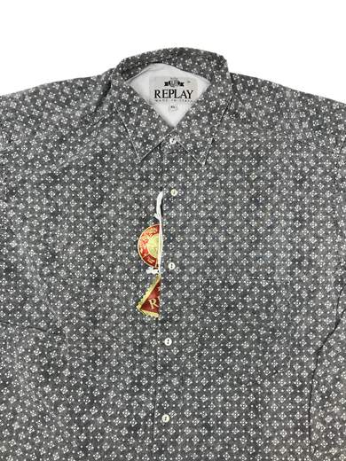 REPLAY M101 011 Grey Shirt