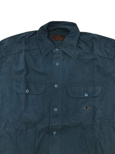 EL CHARRO Petrol Rose Shirt