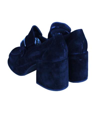 FORNARINA PIF1053-316 Suede Loafers Heel 7