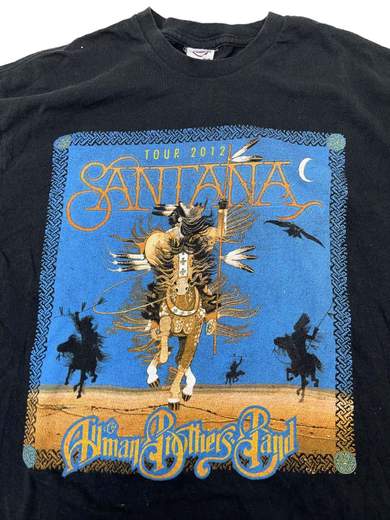 GIGOLÈ ARCHIVE Santana 2012 Tour T-Shirt (usata)