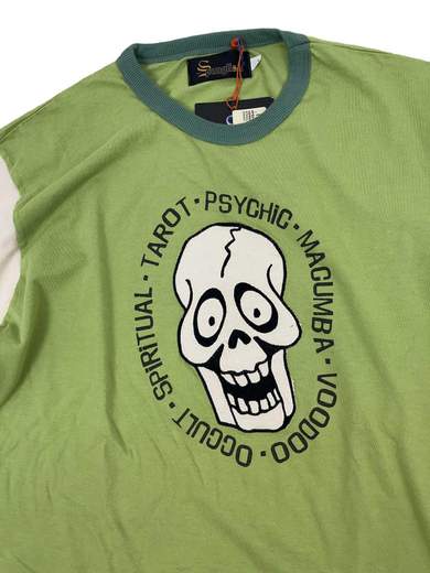 SPANGLISH SPE4AS T-Shirt a manica lunga con teschio buffo